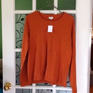 J. Crew long sleeve top women's size medium